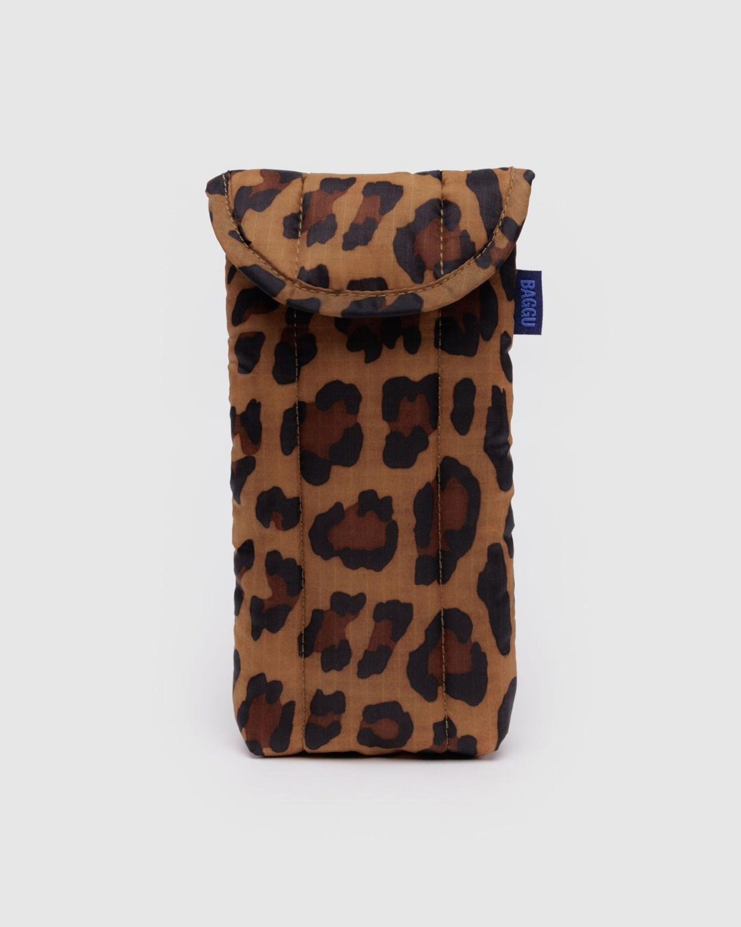 Leopard Puffy Glasses Sleeve