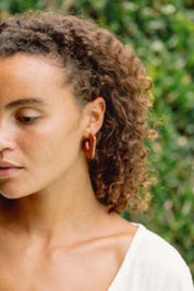 Wood Dria Square Hoops
