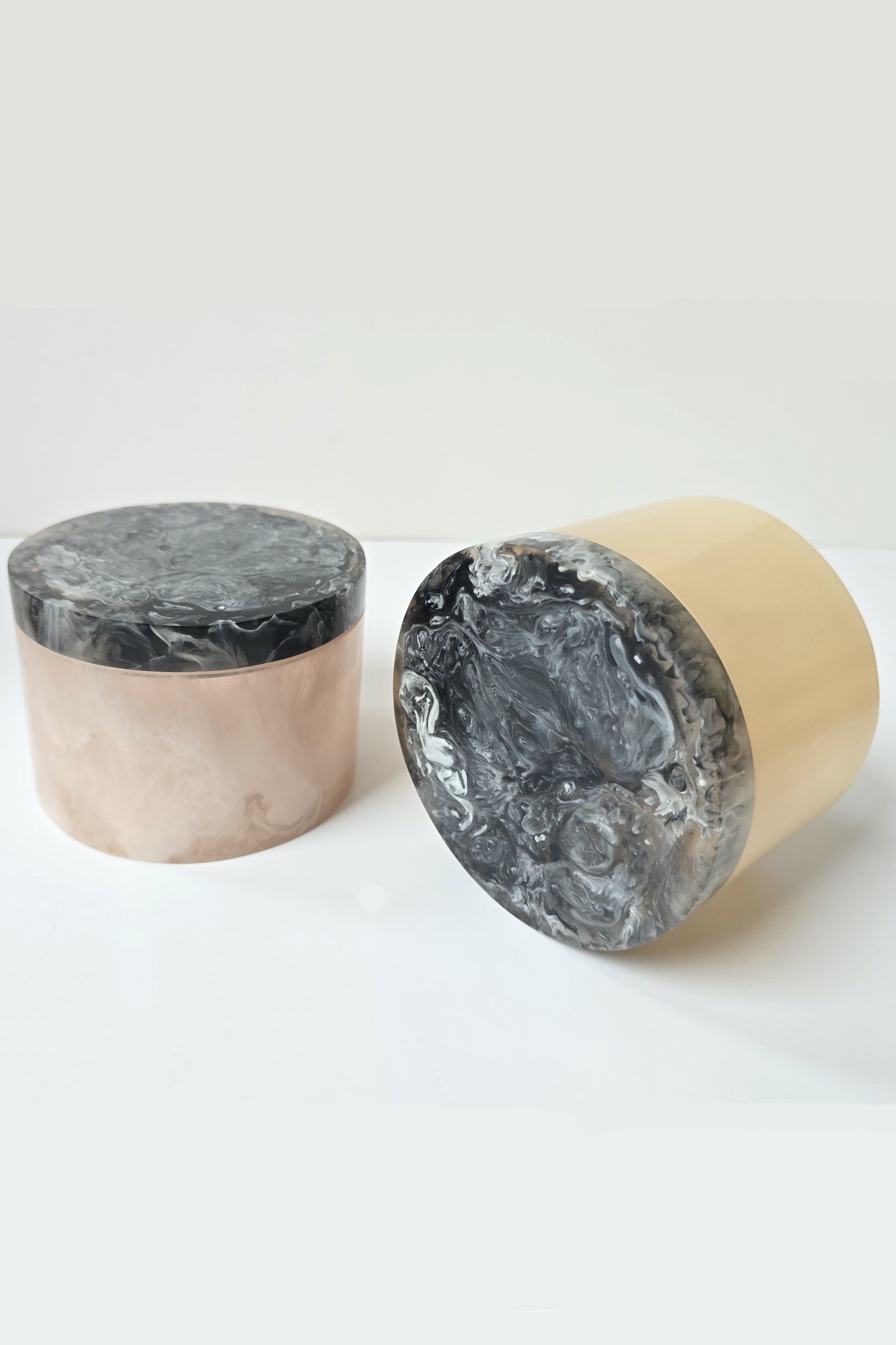 Small Two Tone Canister