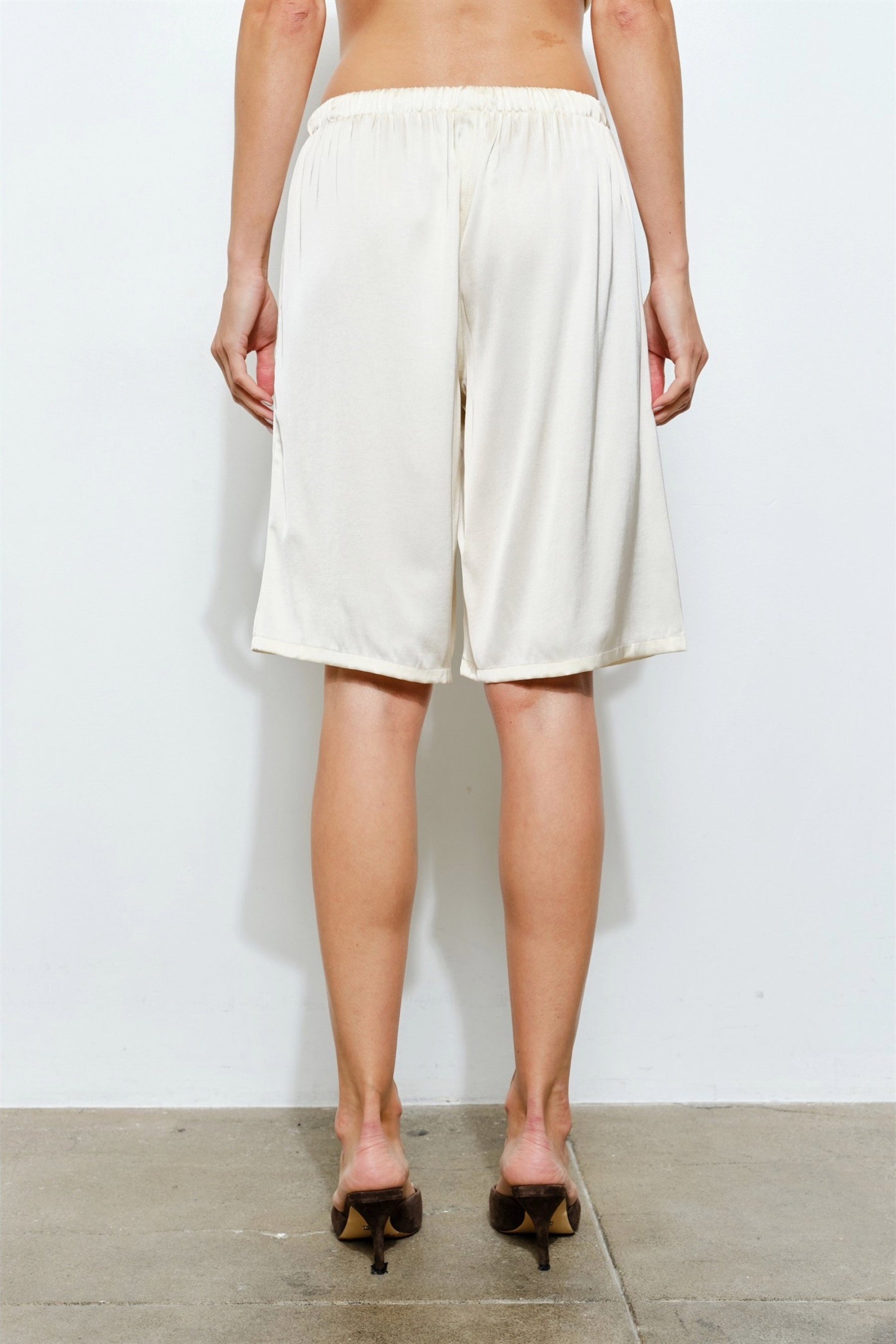 Ivory Lily Relaxed Shorts