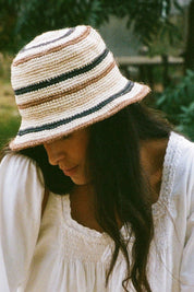 Fall Stripe Bucket Hat