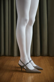 Cream Cable Tights