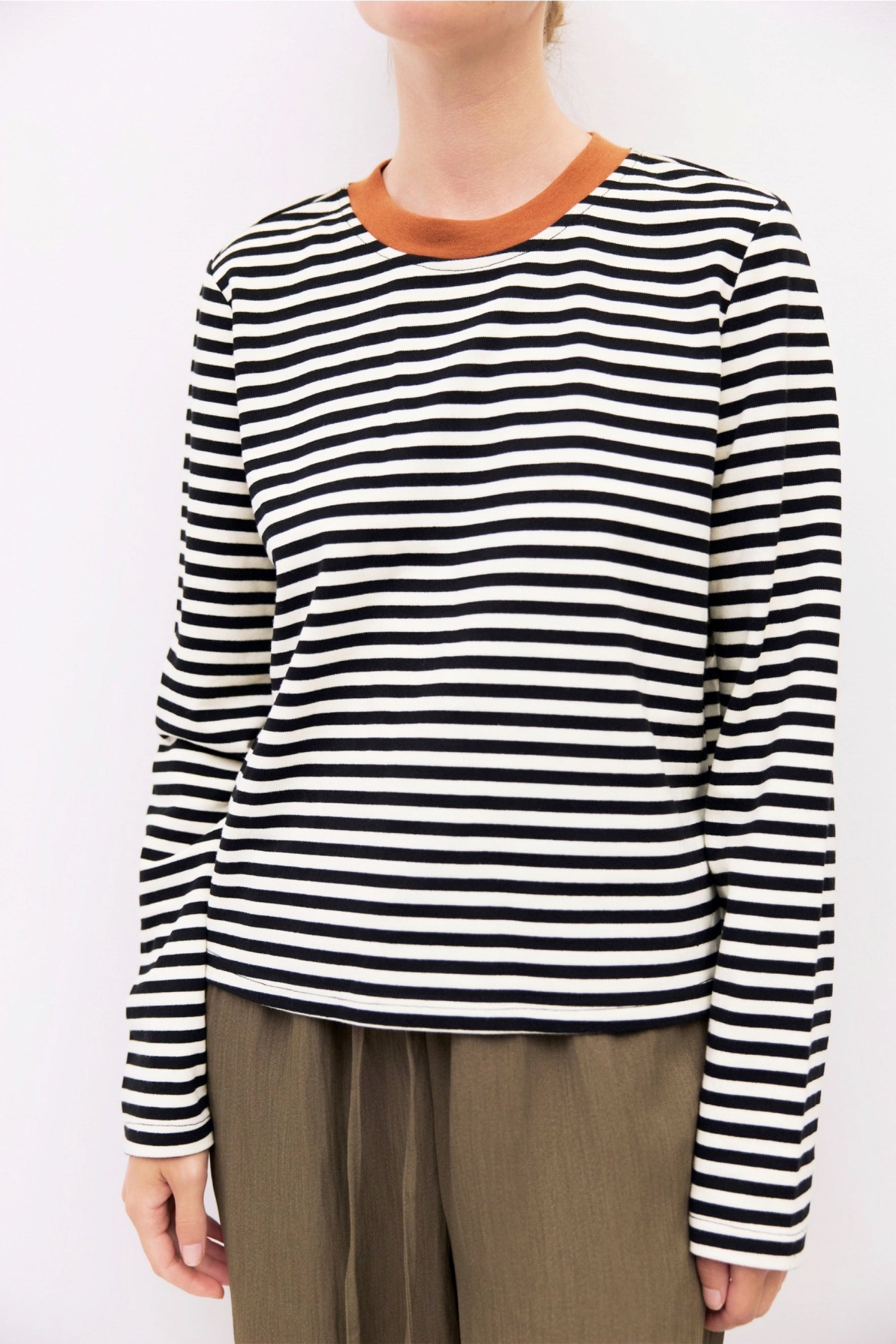 Striped Kathleen Tee