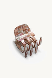 Brown Shell Check Mini Claw