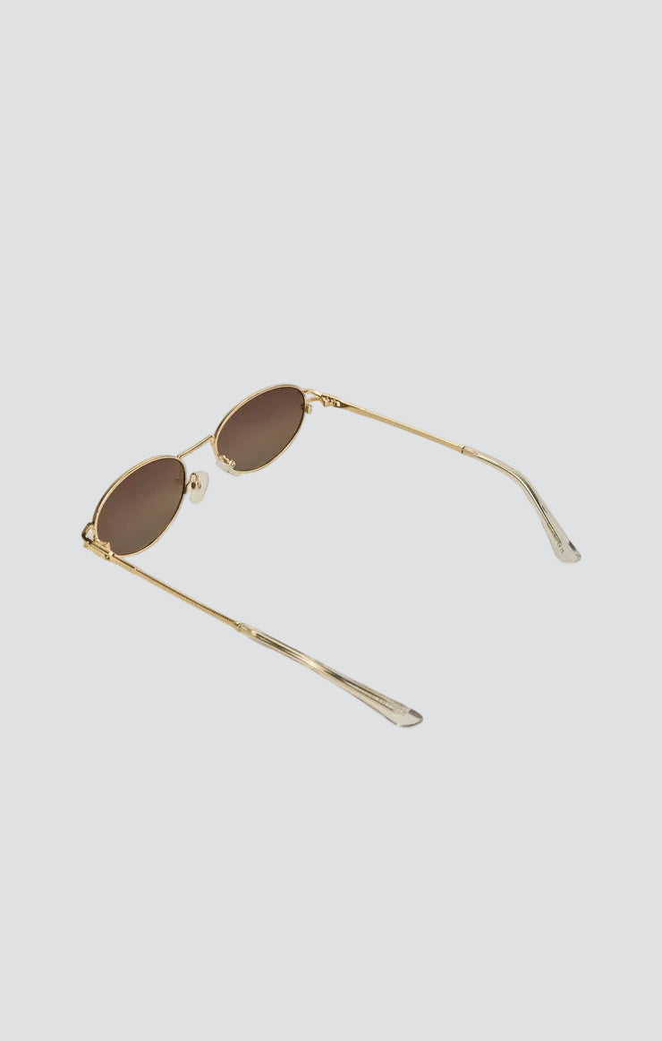 Gold Gradient Porto Sunglasses