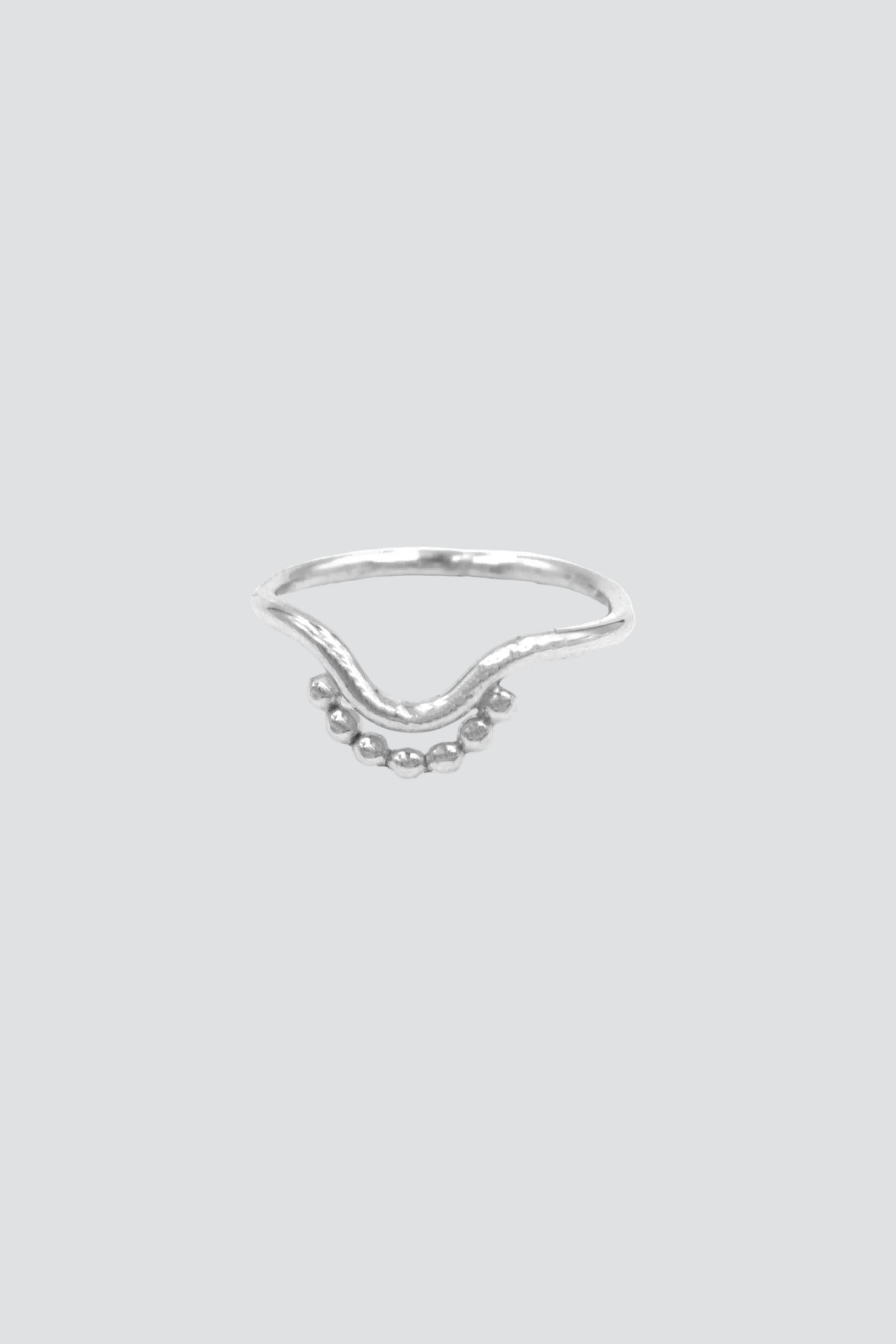 Silver Shoreline Ring