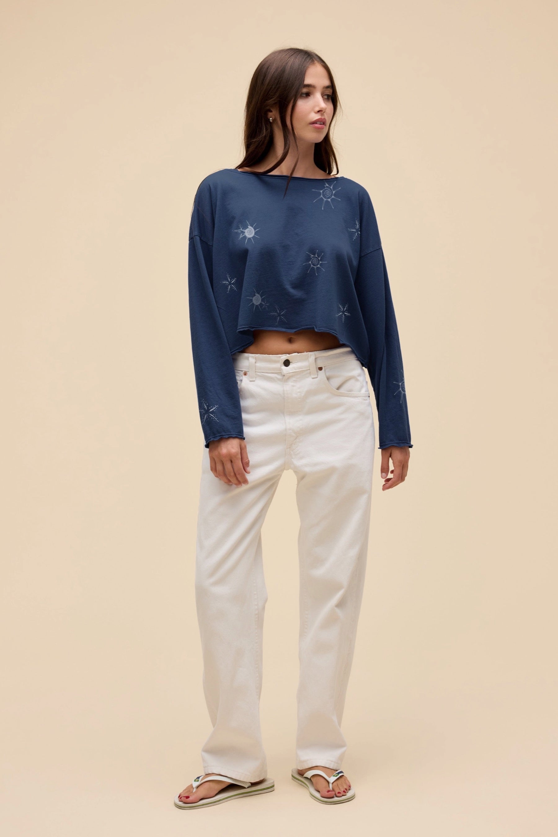 Bleach Starfish Off The Shoulder Tee