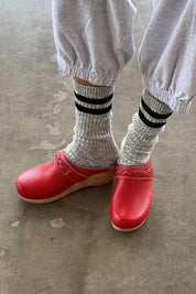 Grey Varisty Cottage Socks