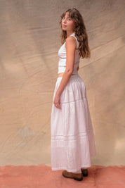White Dahlia Skirt