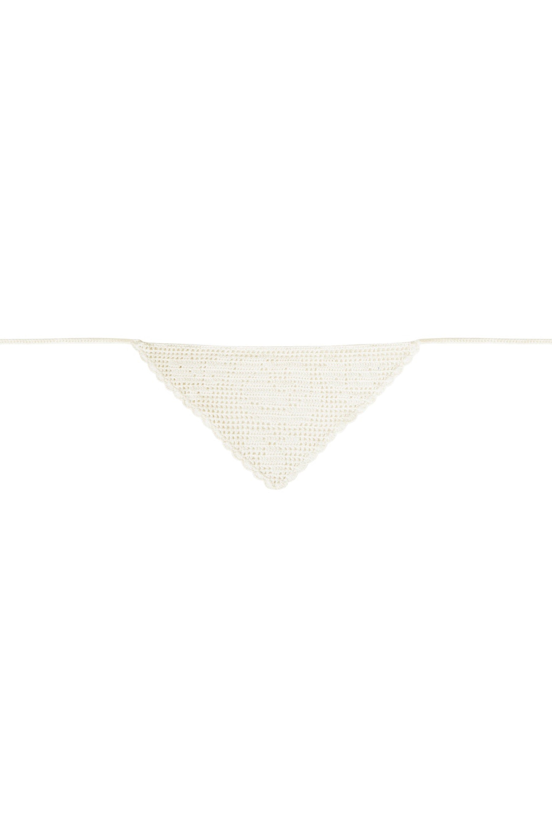 Ivory Rose Triangle Bandana