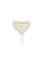 Ivory Rose Triangle Bandana