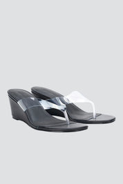 Black Clear Ramona Wedge