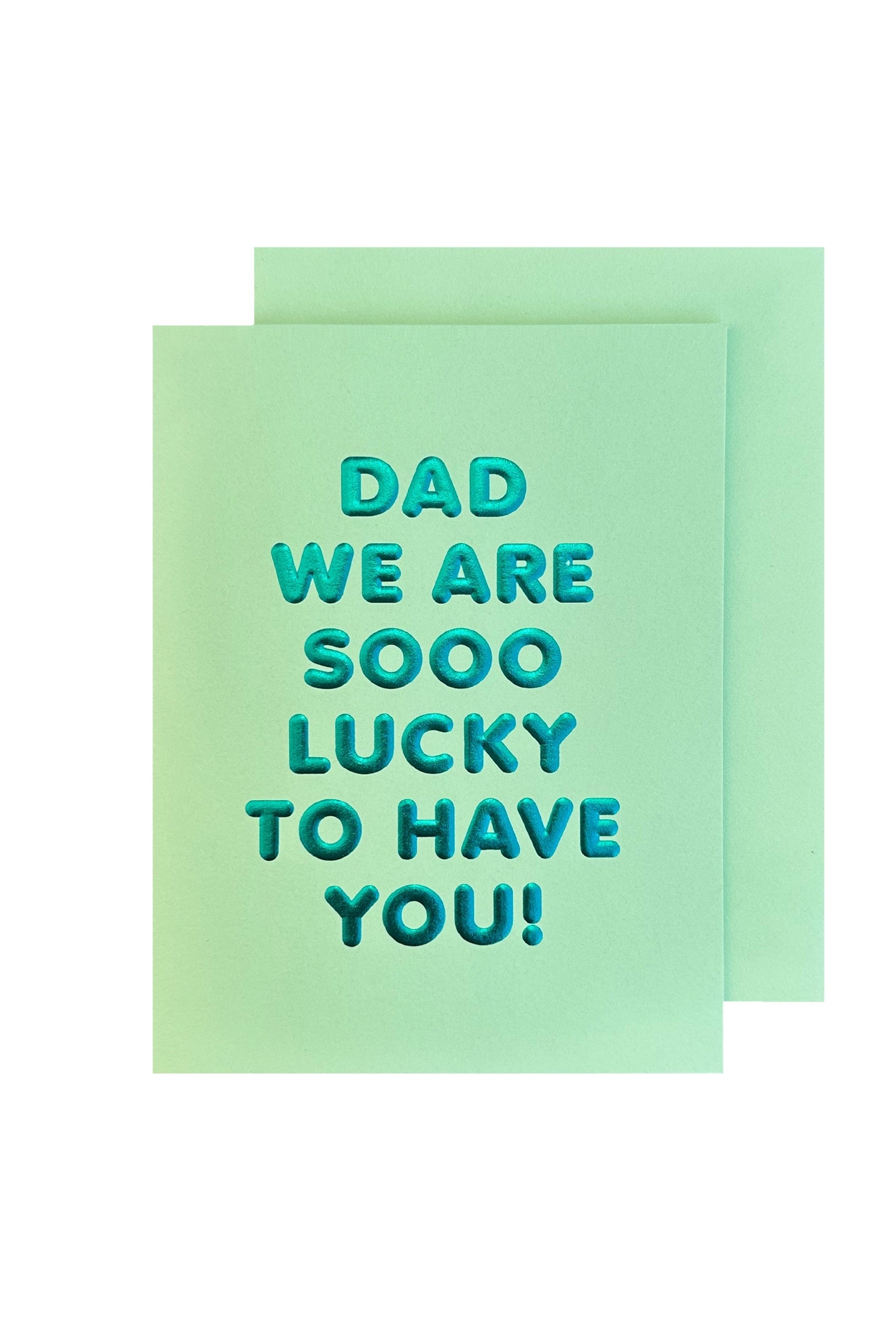 So Lucky Dad Card