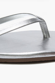 Silver Lily Square Toe Sandal