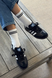Classic White Boyfriend Socks