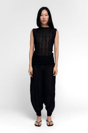 Black Flora Tank