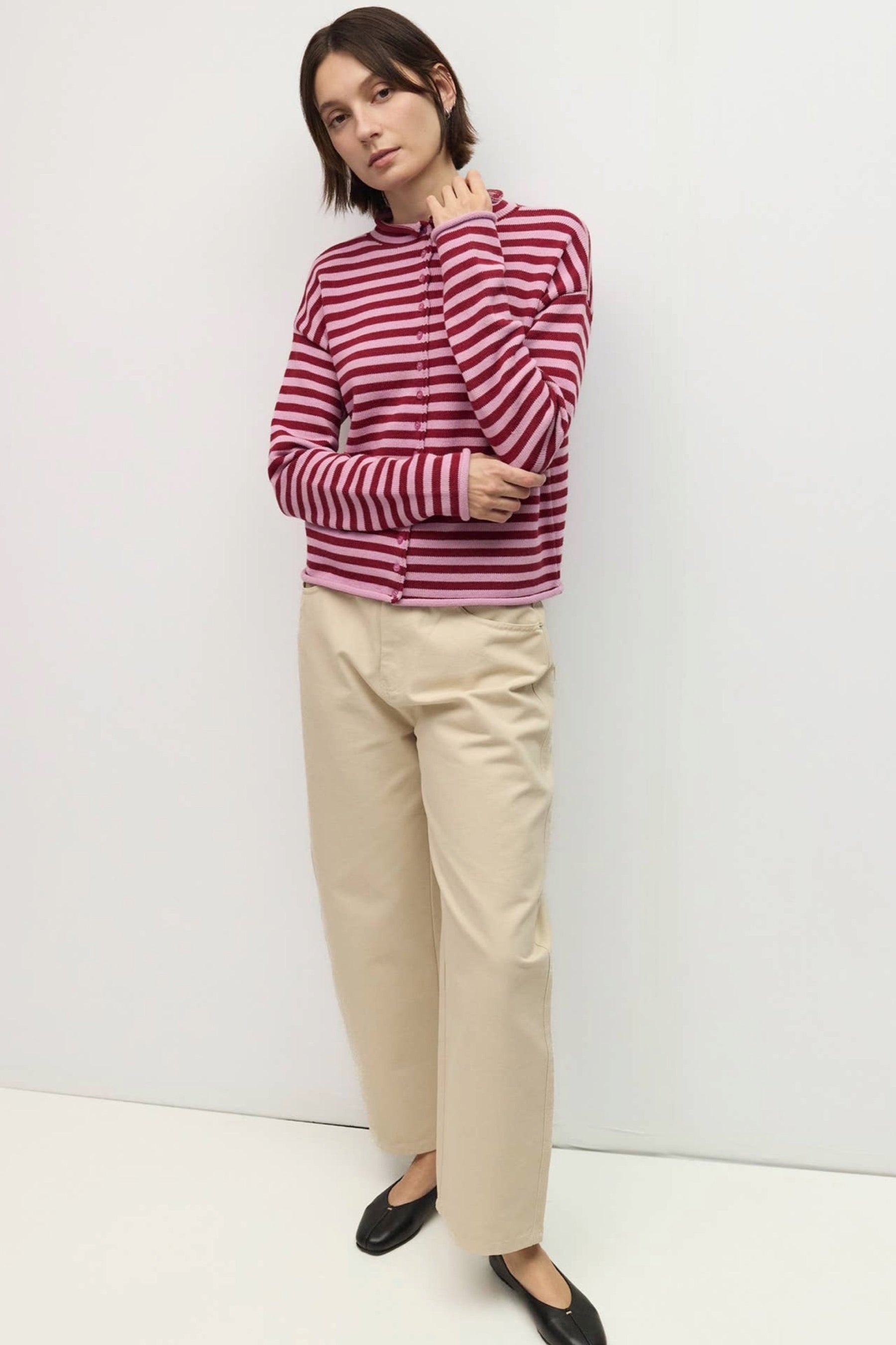 Stripe Cecilia Cardigan