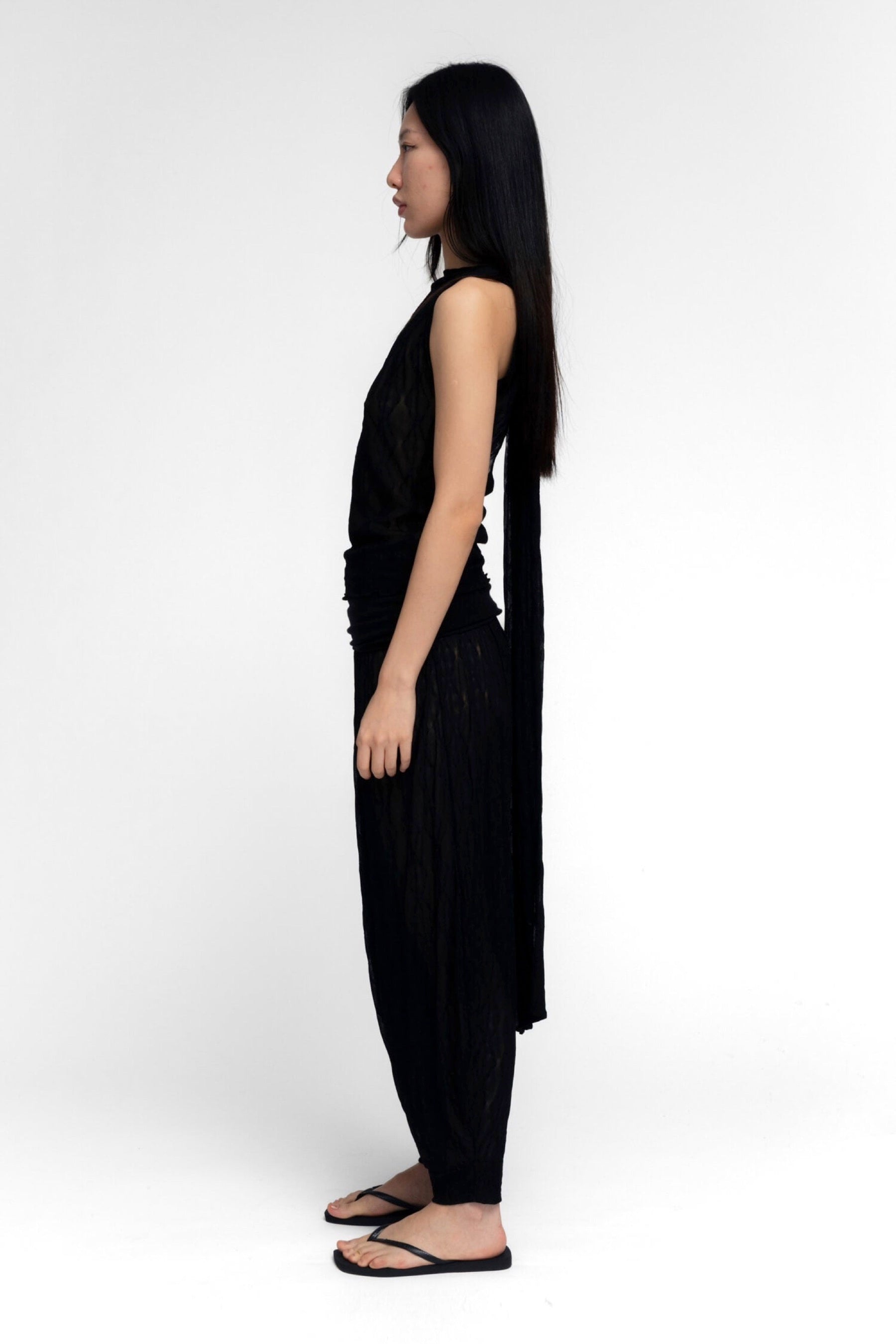 Black Flora Tank