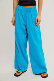 Hawaiian Ocean Days End Linen Pant