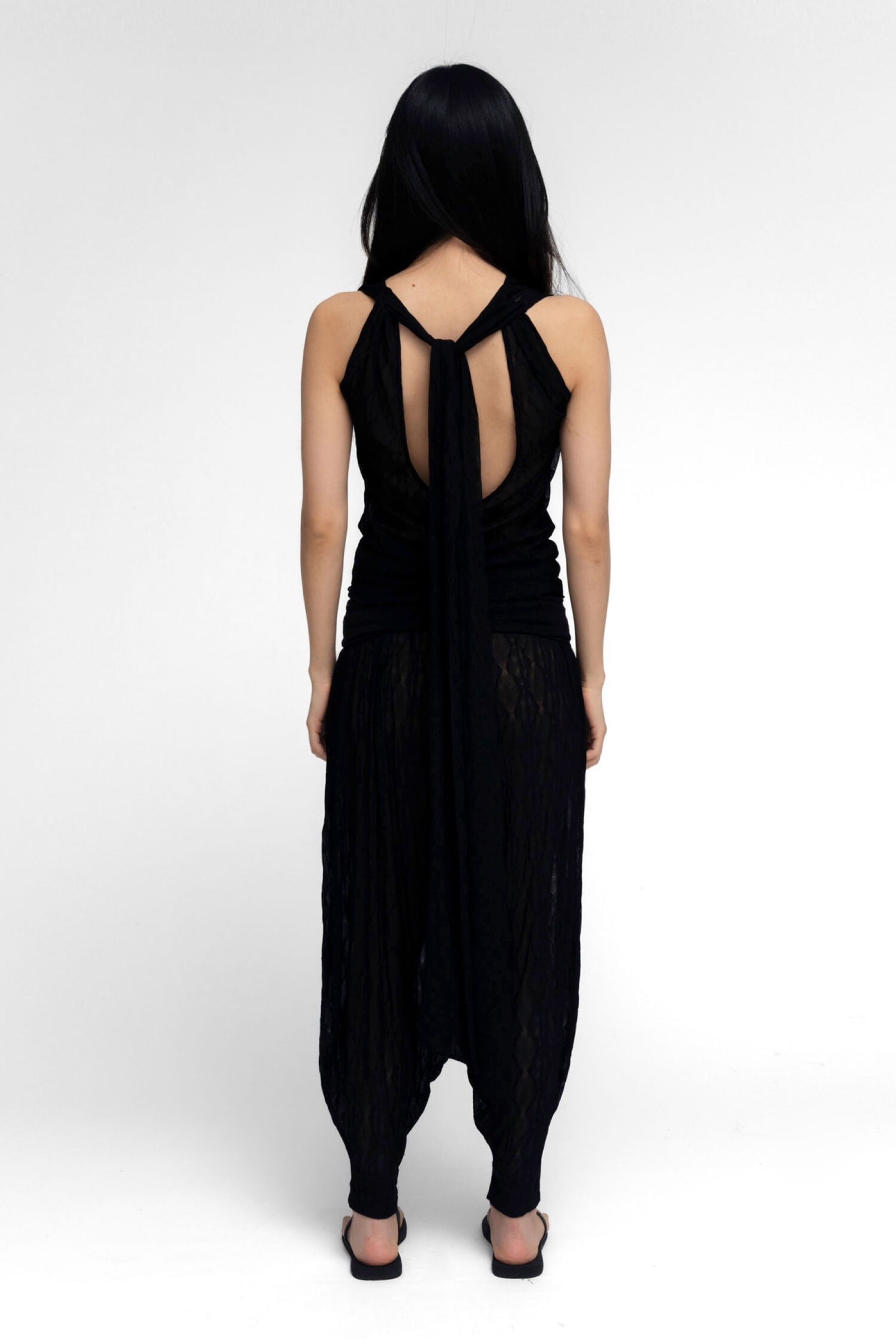 Black Flora Tank