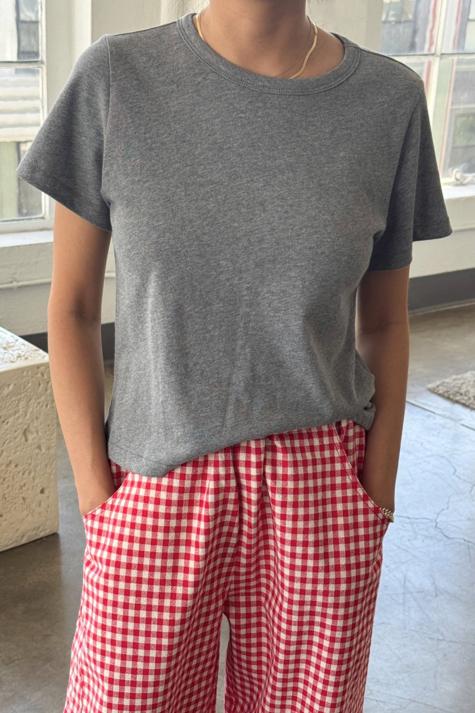Melange Grey Little Boy Tee