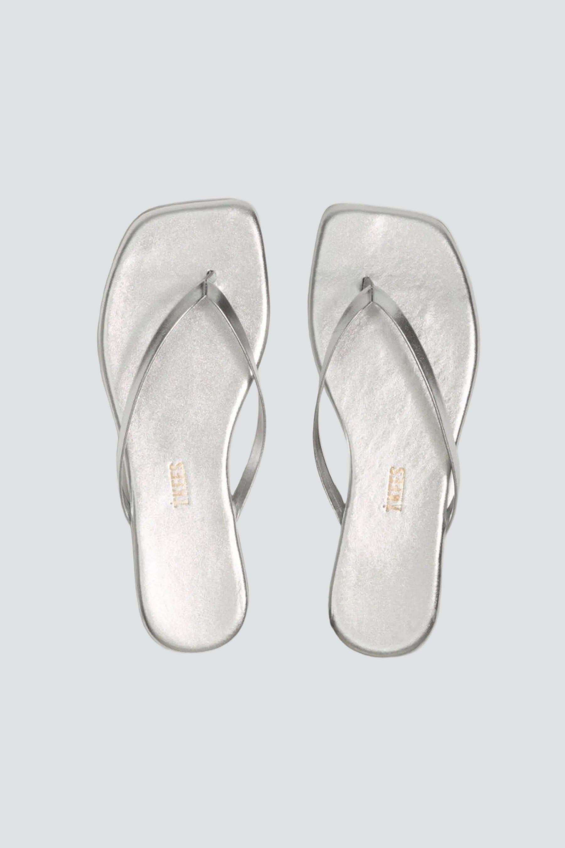 Silver Lily Square Toe Sandal