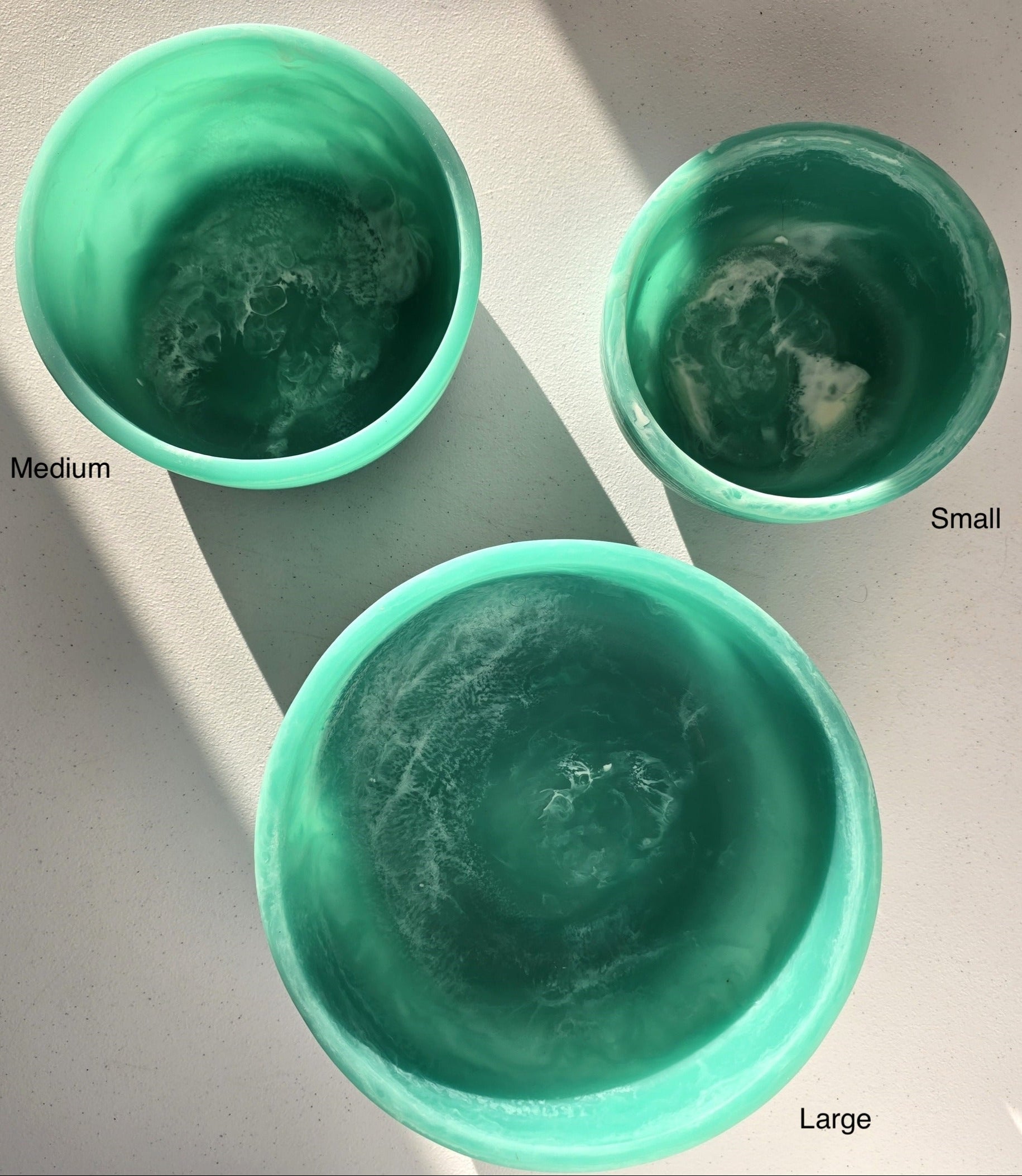 Small Teal Serving Bowl