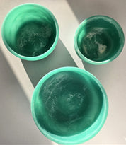 Small Teal Serving Bowl