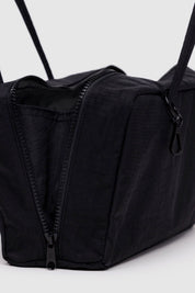 Black Nylon Bowler Bag