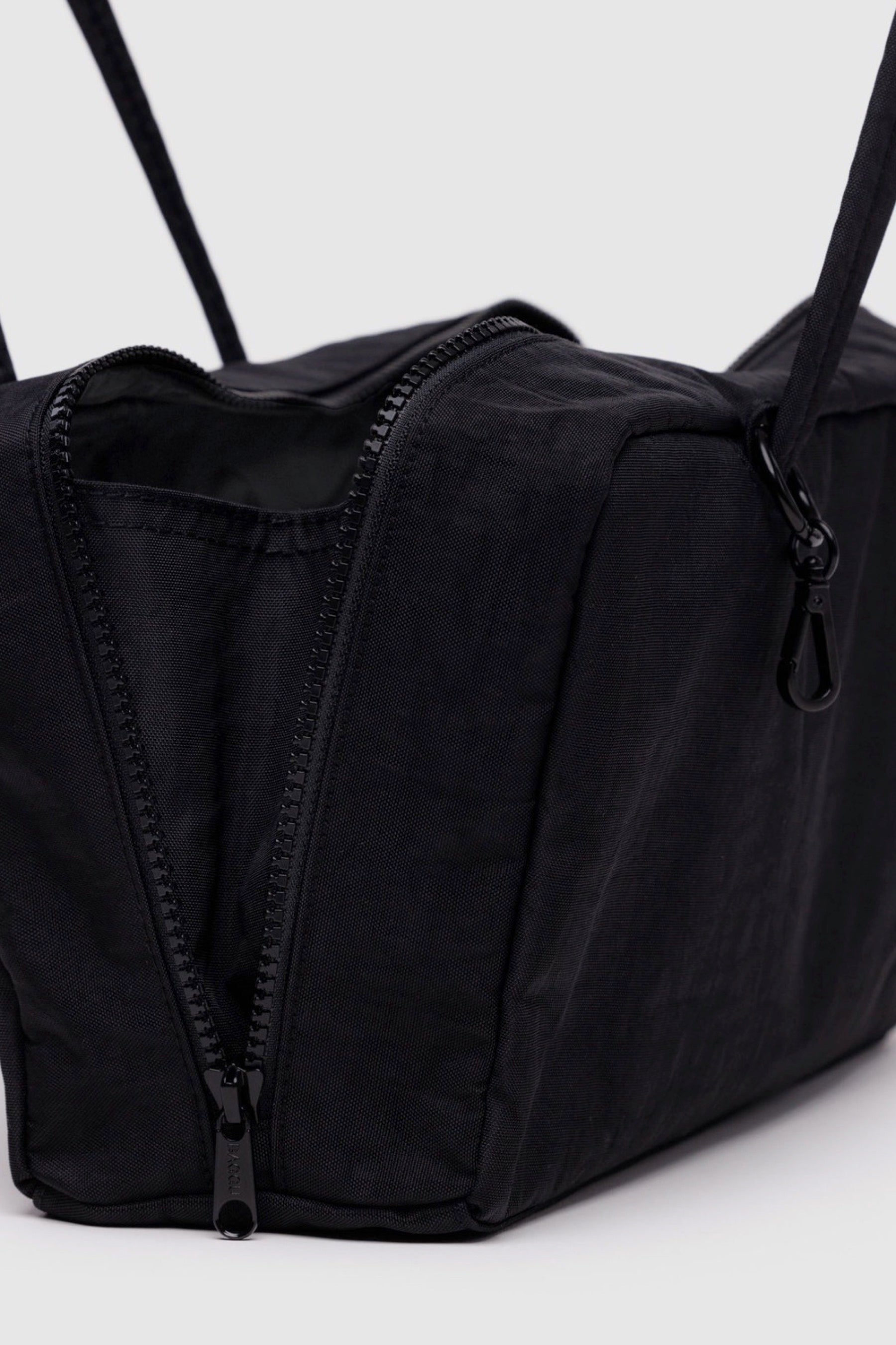 Black Nylon Bowler Bag