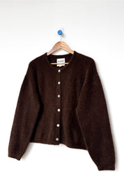 Cocoa Bean Leila Mohair Cardigan