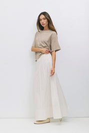 Beige Stripe Anne Top