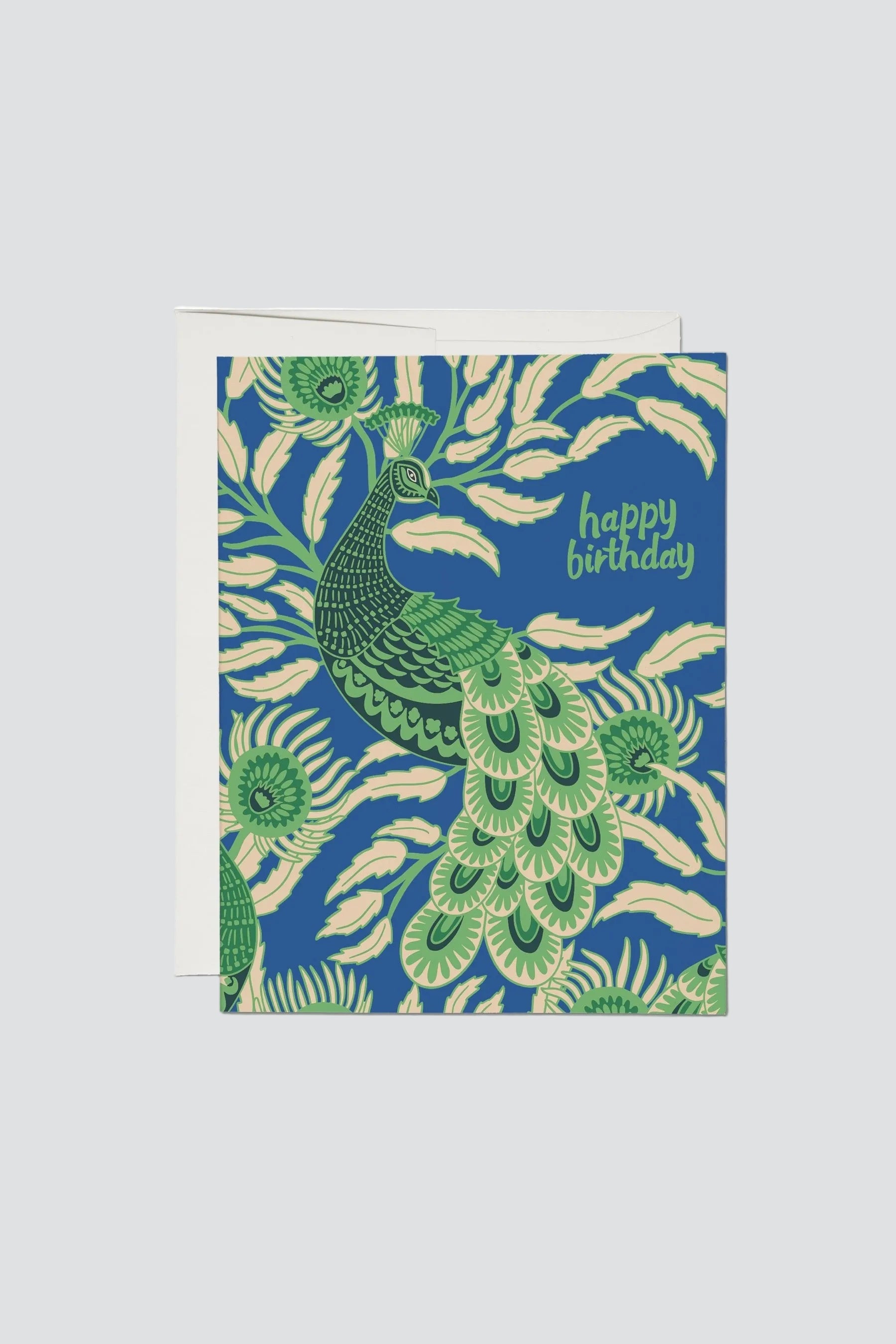 Birthday Peacock Card