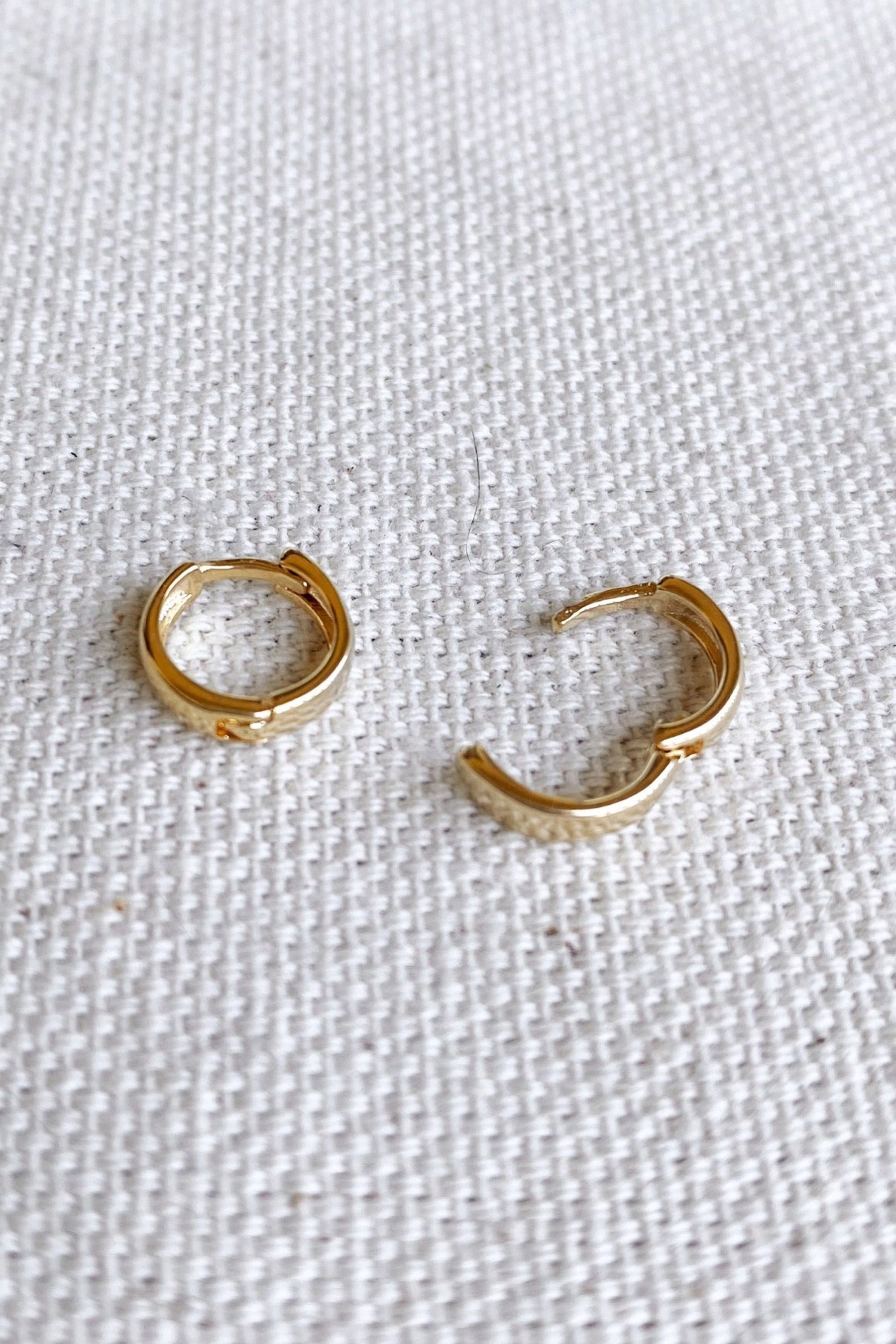 Gold Modern Hoops