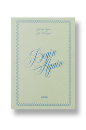 Begin Again Lined Notebook