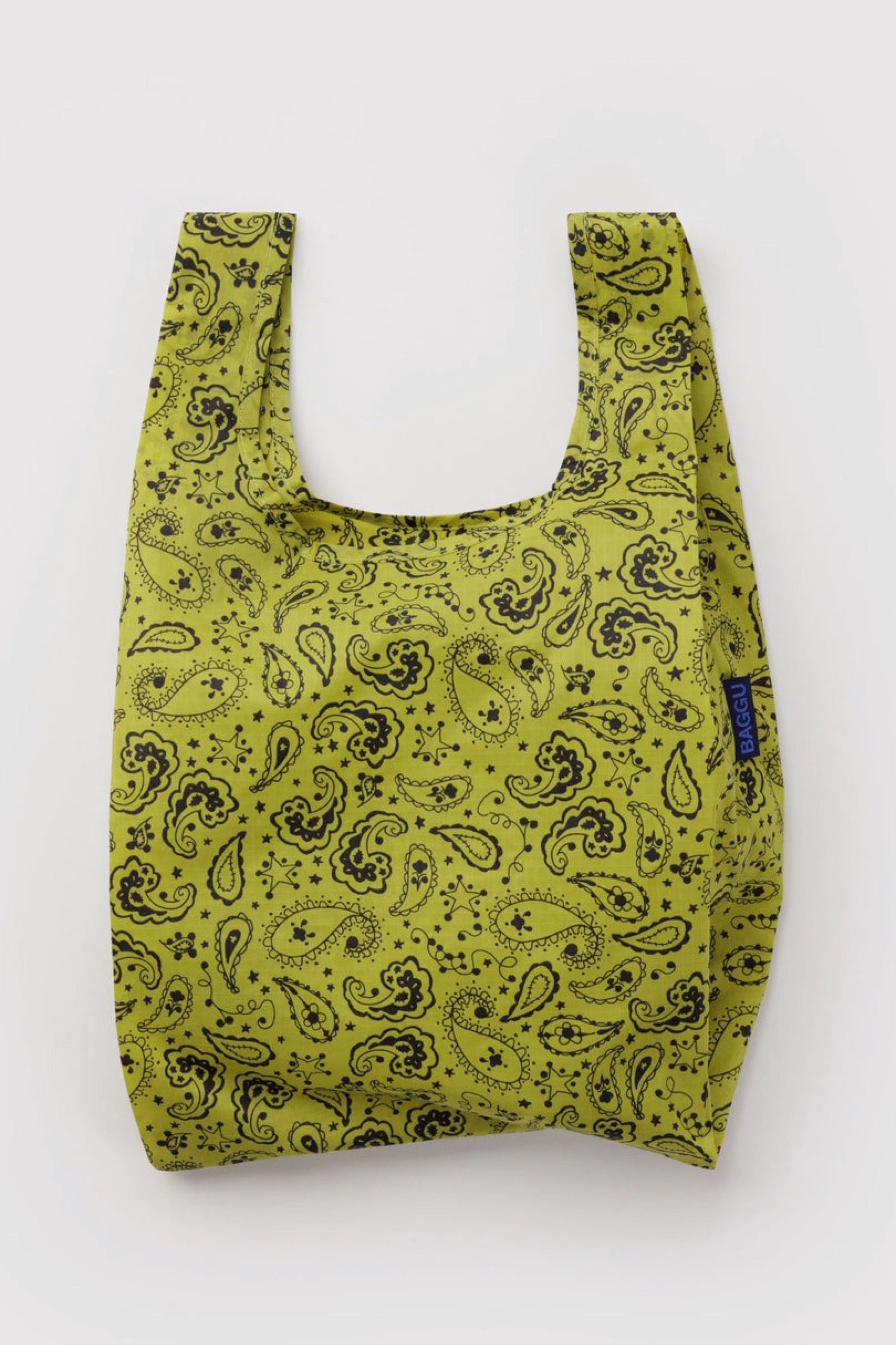 Baby Chartreuse Paisley Baggu