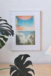 Sky Risograph Print