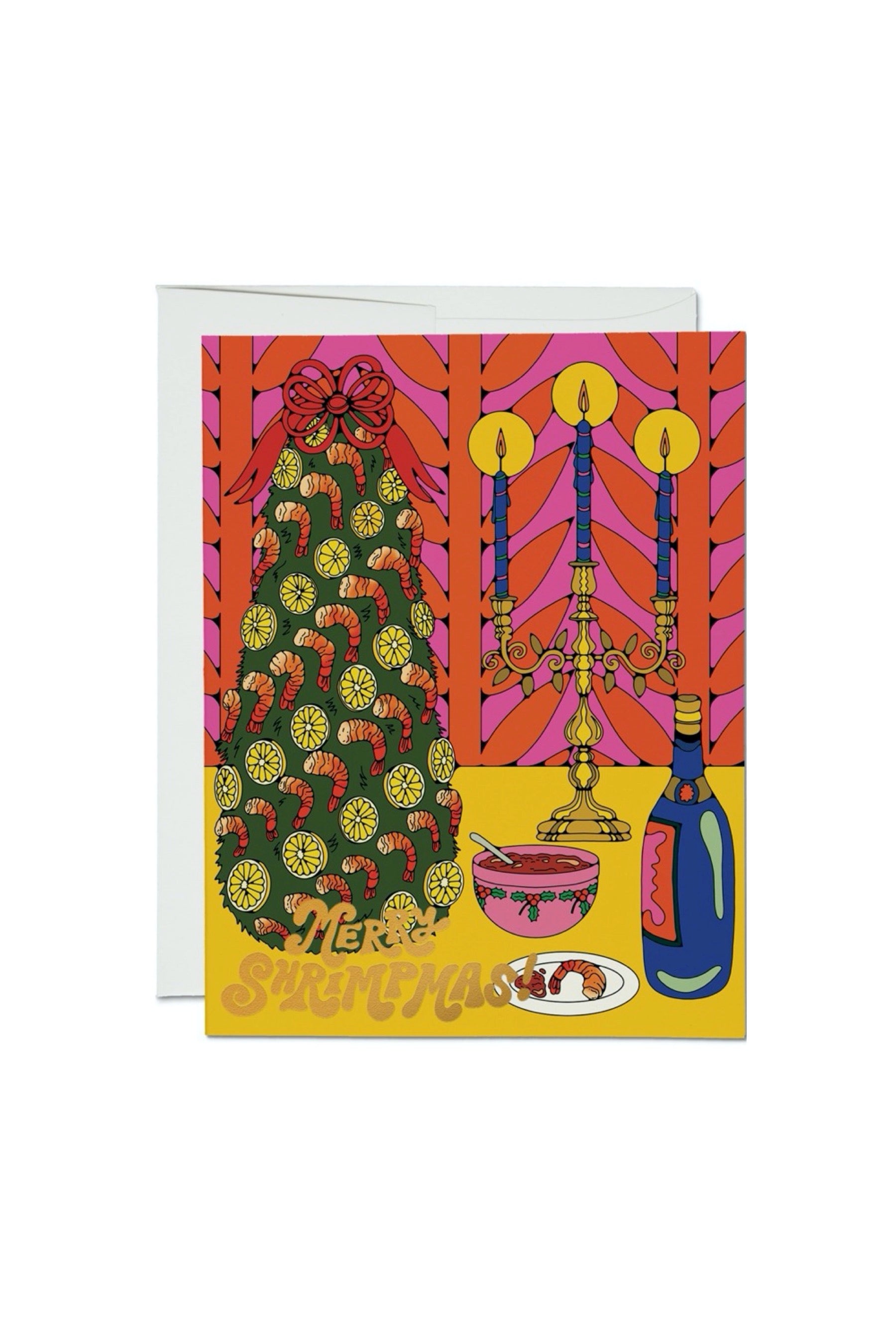 Merry Shrimpmas Card