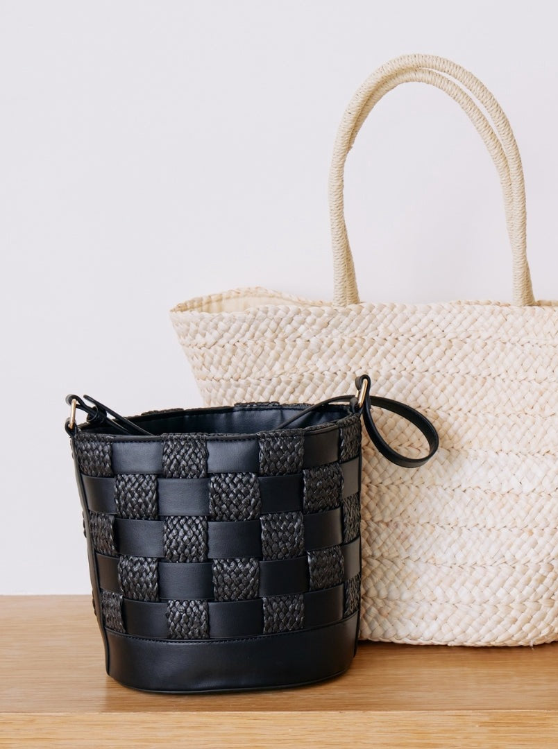 Black Balboa Bucket Bag