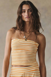 Papaya Stripe Sailor Set