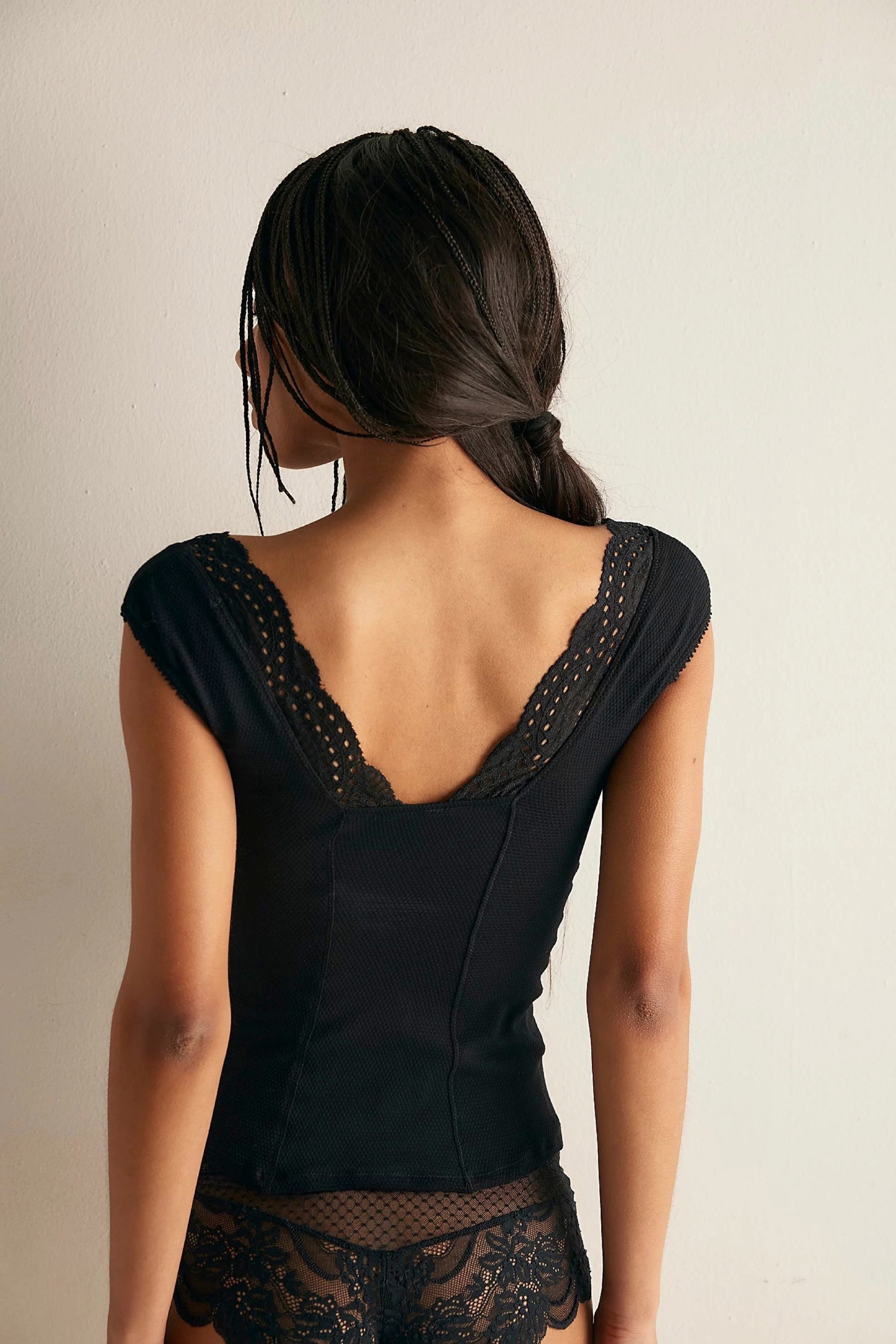 Black Blush Hour Top