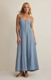 Lake Blue Angel Eyes Midi Dress