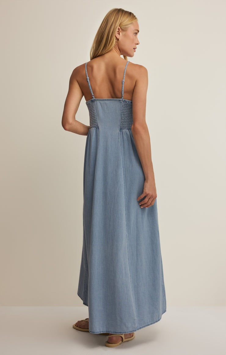 Lake Blue Angel Eyes Midi Dress