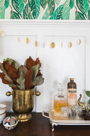 Brass Moon Phases Garland