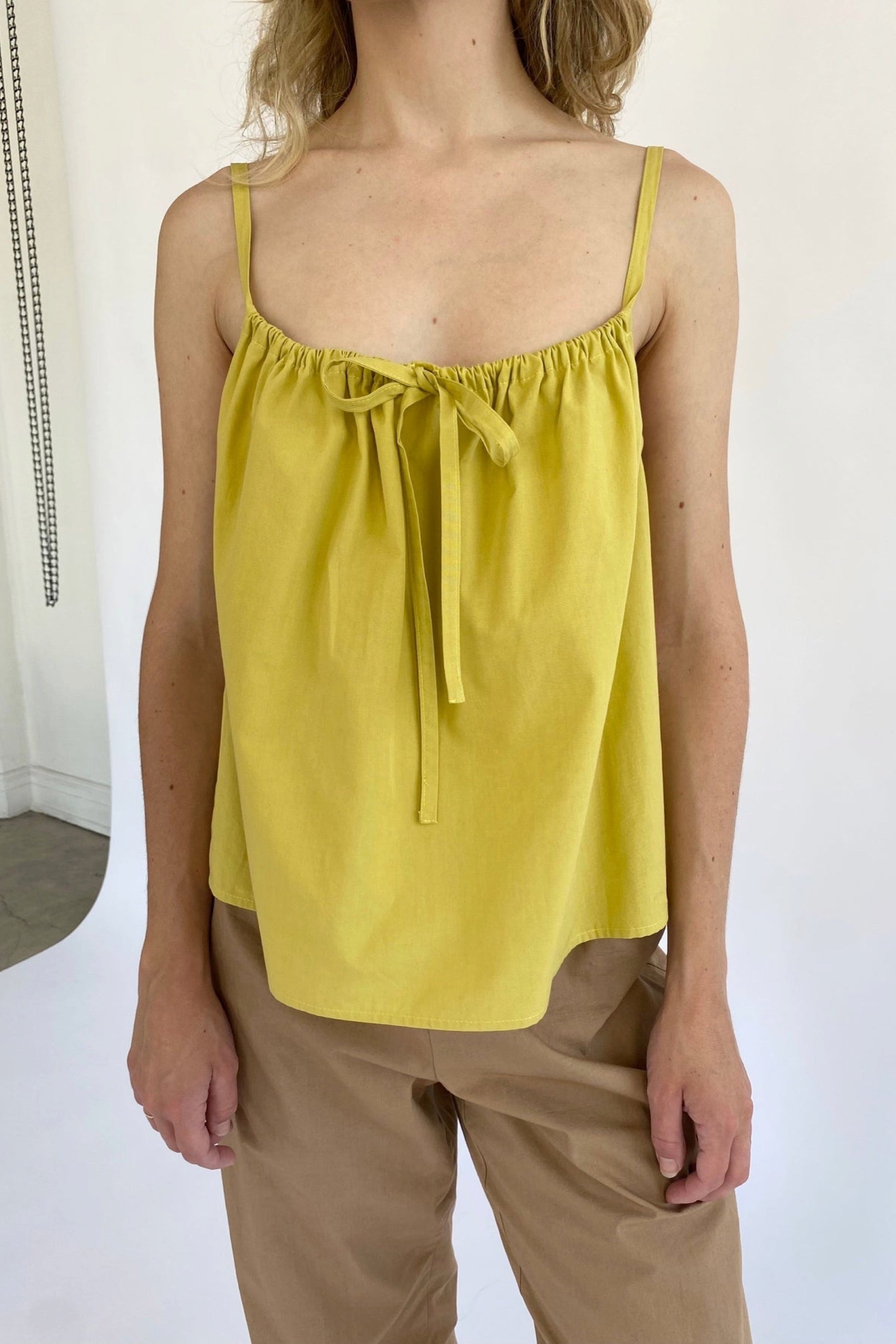 Yellow Bow Top