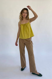 Yellow Bow Top