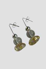 Yellow Agate Earrings