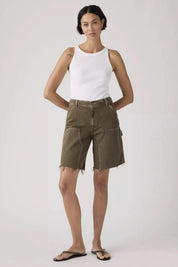 Washed Canteen Baggy Dad Utility Short