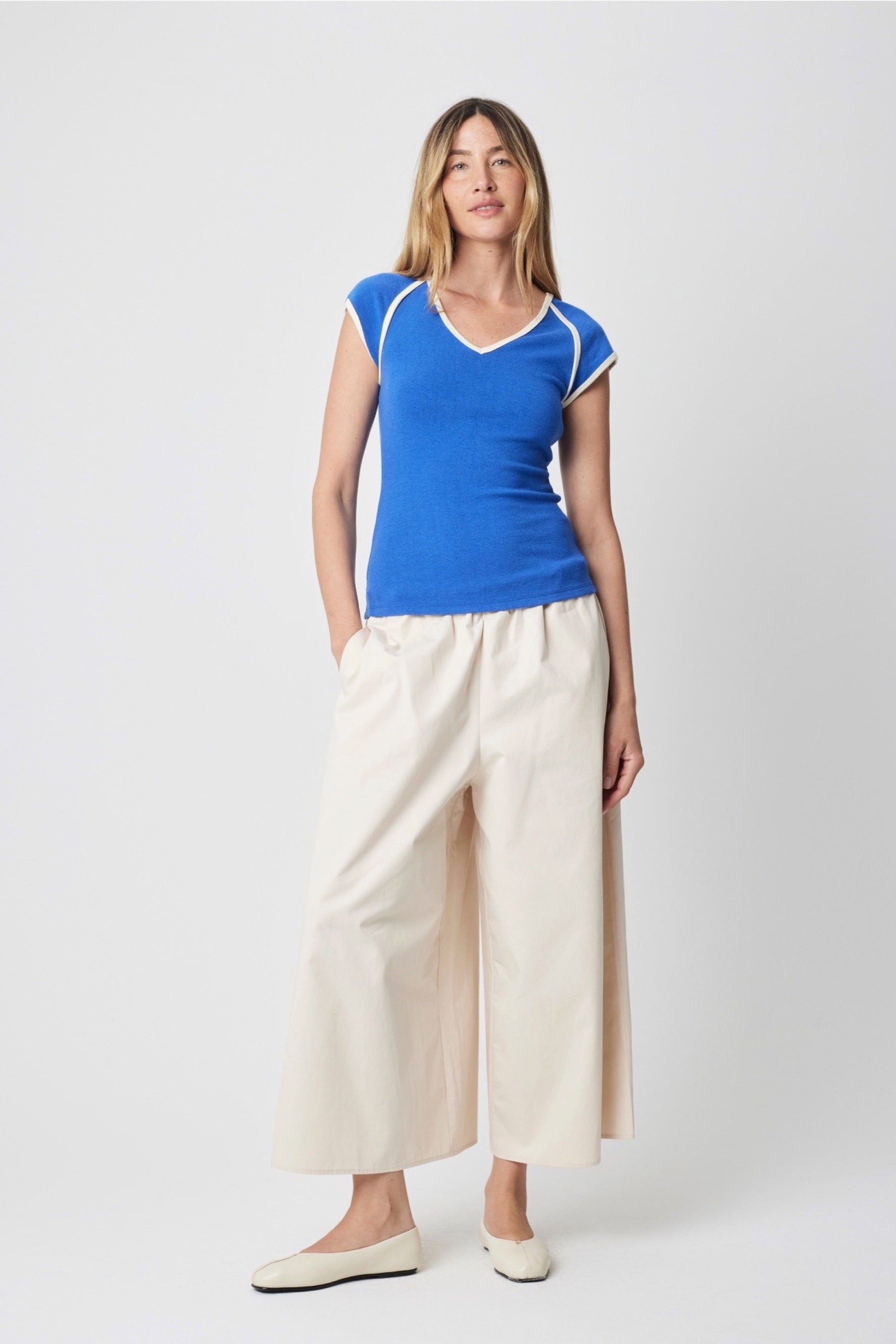Blue Patricia Top