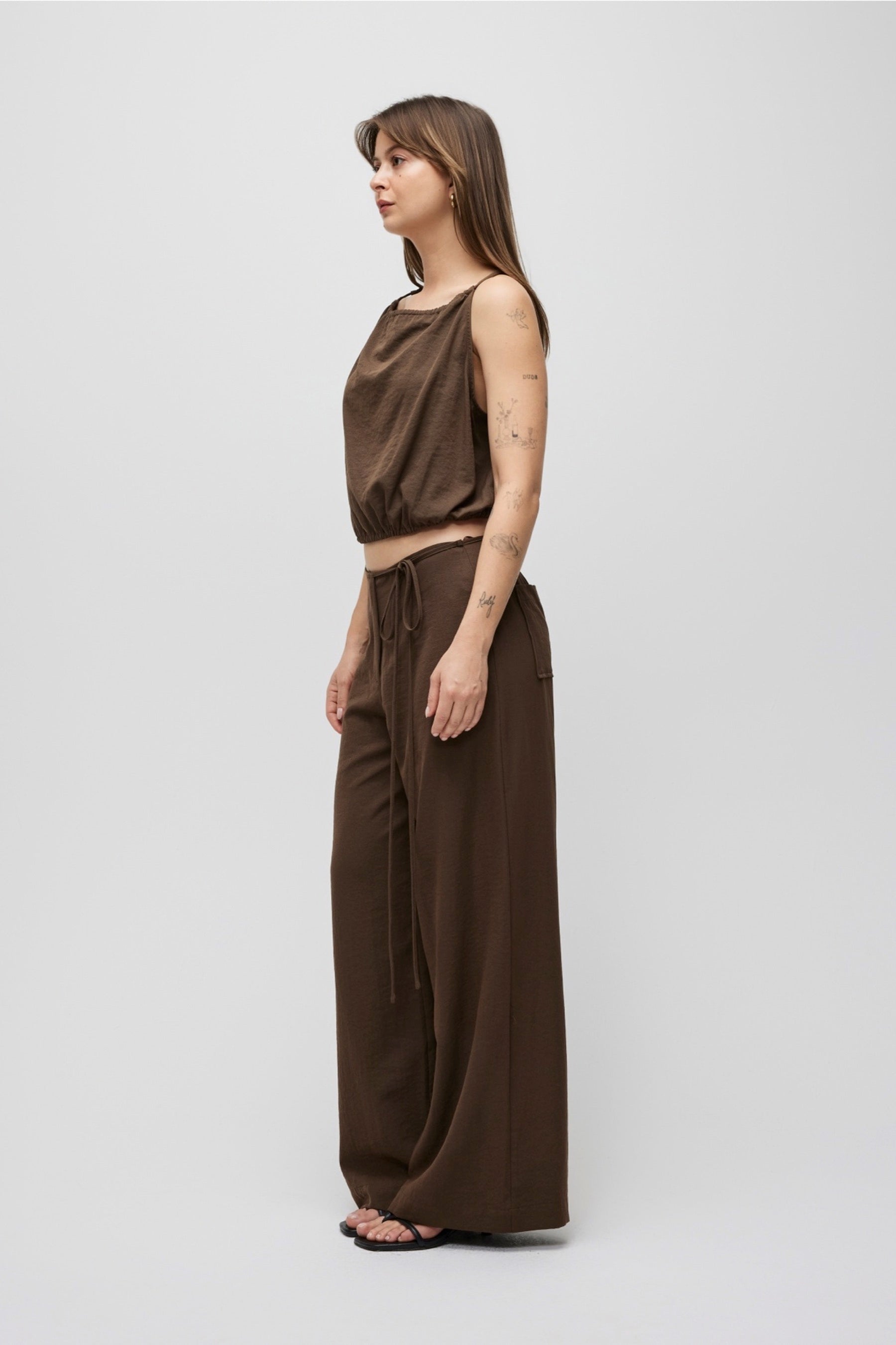 Brown Shar Pant